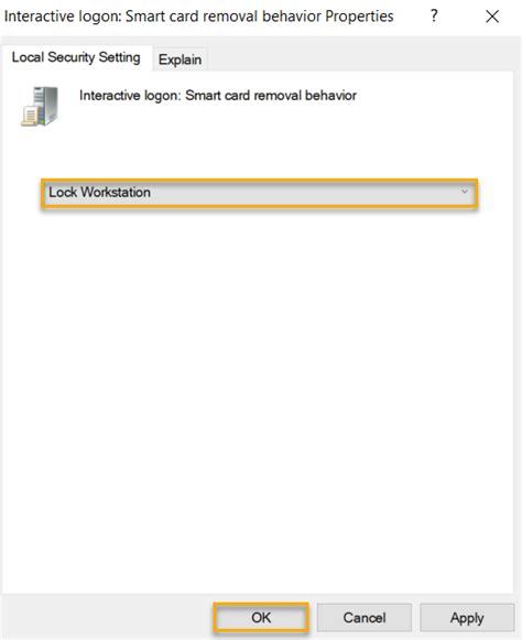 dissolving smart card|Interactive logon Smart card removal behavior .